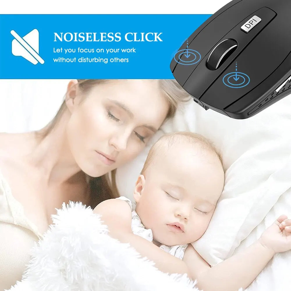 2.4Ghz Wireless Adjustable DPI Mouse
