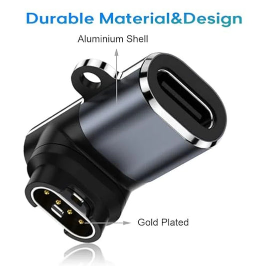 Replacement charger compatible with Garmin Forerunner 965 955 945 935 745 265 255 245 165 55 45 USB smartwatch charging cable