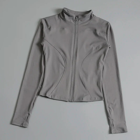 Women Long Sleeve Yoga Jacket for Peak Performance