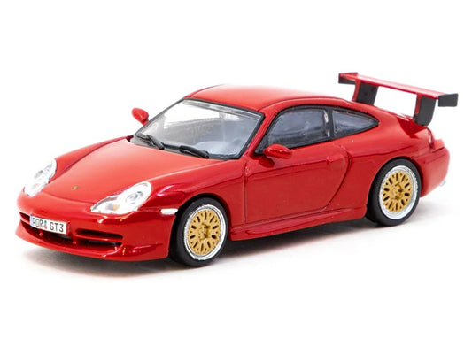 Porsche 911 GT3 (996) Red "Global64" Series 1/64 Diecast Model by Tarmac Works