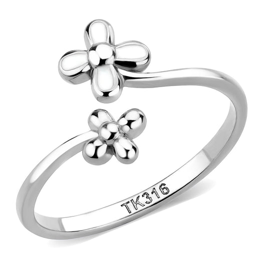 TK3631N - Stainless Steel Ring with No Stone No Plated (High Polished)