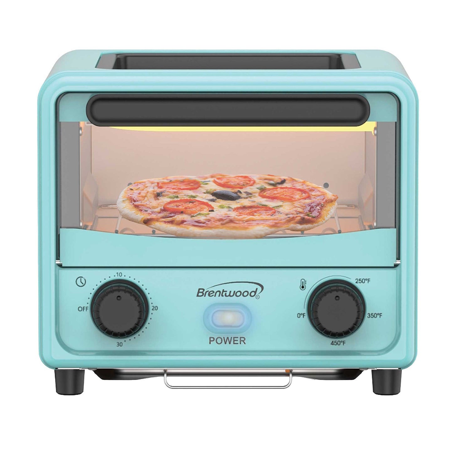 Brentwood 3 Liter Mini Toaster Oven in Blue