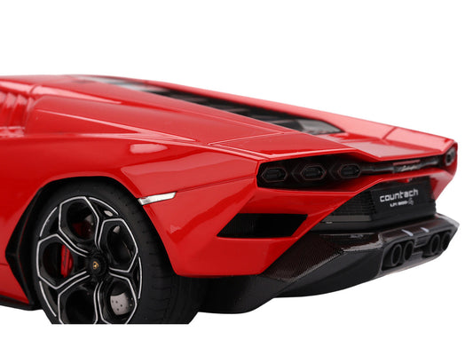 Lamborghini Countach LPI 800-4 Rosso Mars Red 1/18 Model Car by Top Speed
