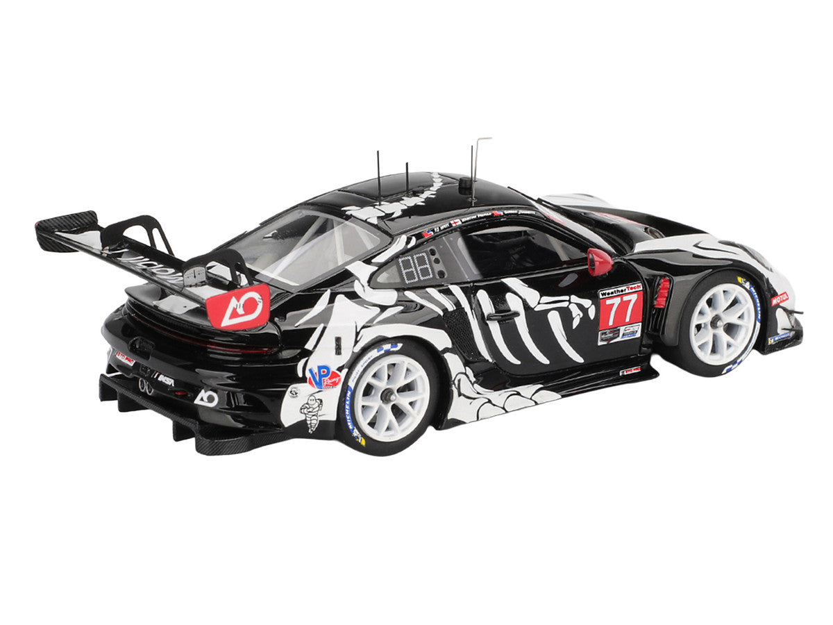 Porsche 911 GT3 R #77 Klaus Bachler - Laurin Heinrich - Michael Christensen "AO Racing Skeleton Rexy" GTD Pro IMSA "Petit Le Mans" (2025) 1/43 Model Car by True Scale Miniatures
