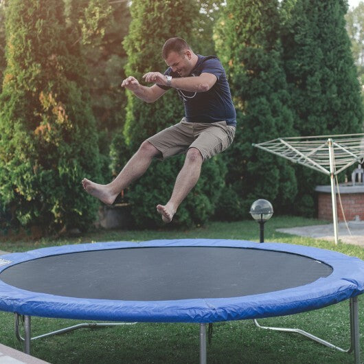 High-Elastic PP Replacement Jumping Mat-12 ft - Color: Black - Size: 12 ft