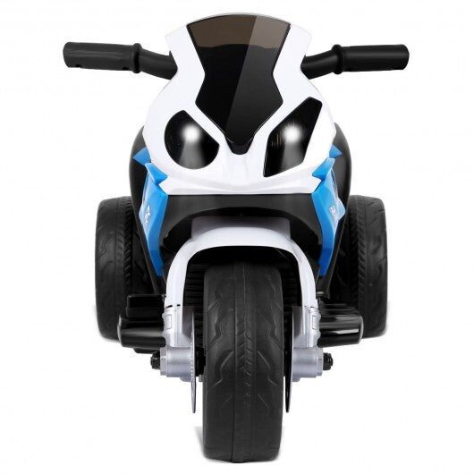6V Kids 3 Wheels Riding BMW Licensed Electric Motorcycle-Blue - Color: Blue