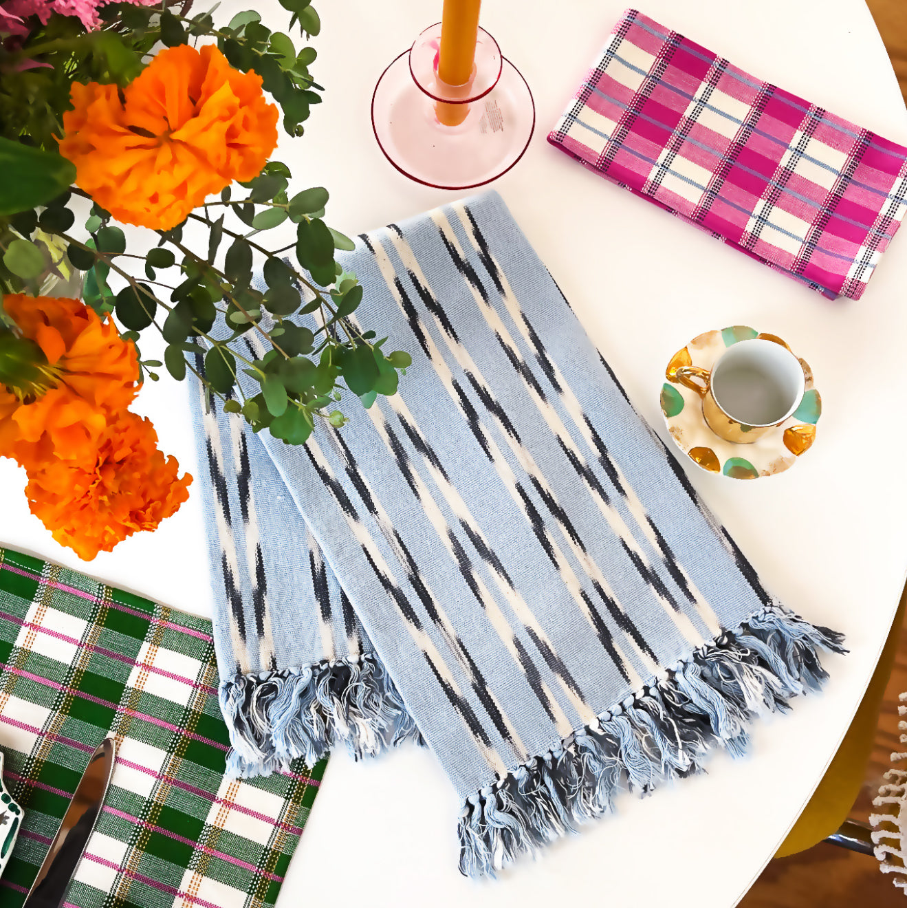 Xela Blue Kitchen Towel