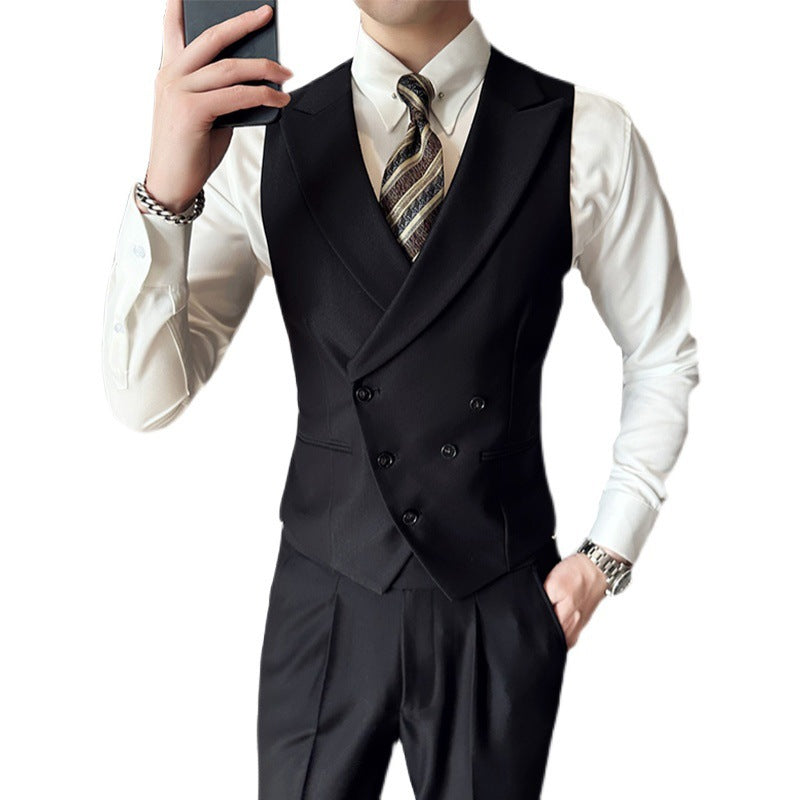 Black Milano Suit Includes Jacket Waistcoat Trousers