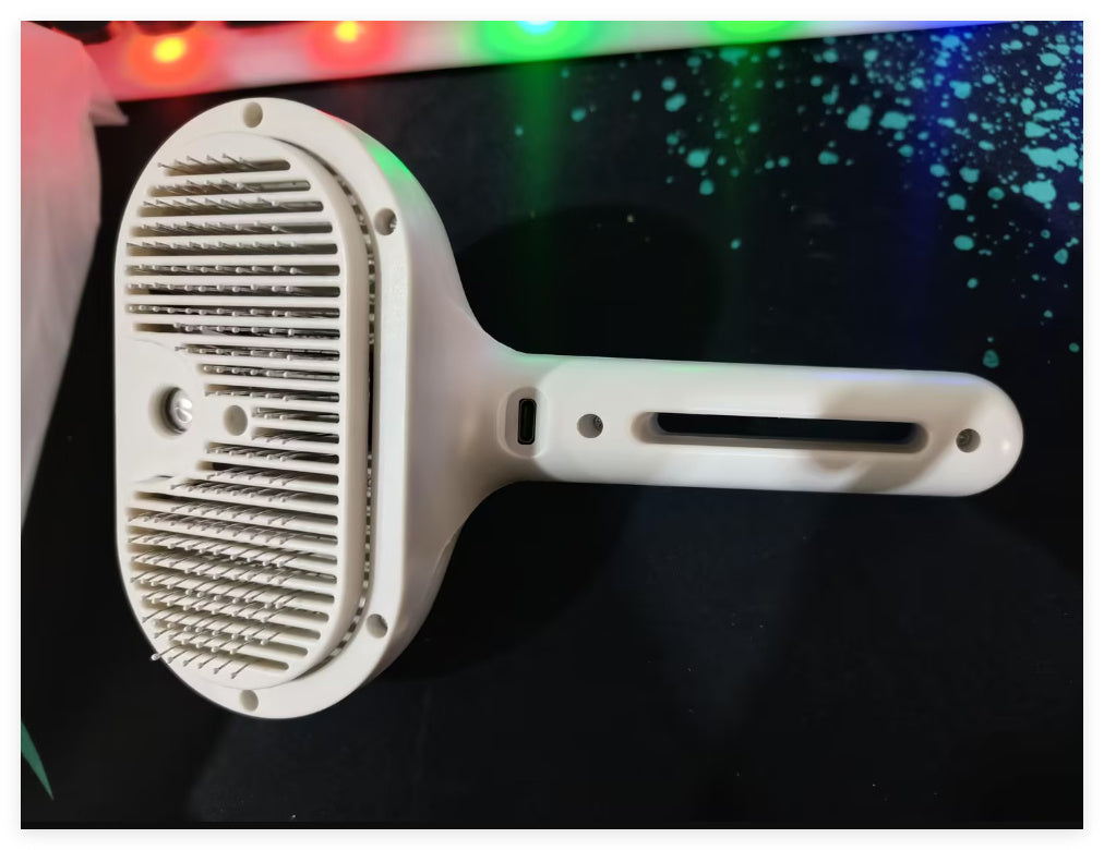 Pet Comb Self Cleaning Pets Brush For Dogs Grooming Tools Dematting Comb Built-in Mist Humidifier Pet Products