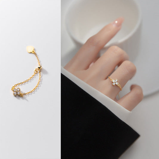 S925 Silver Ring Simple Graceful Jewelry
