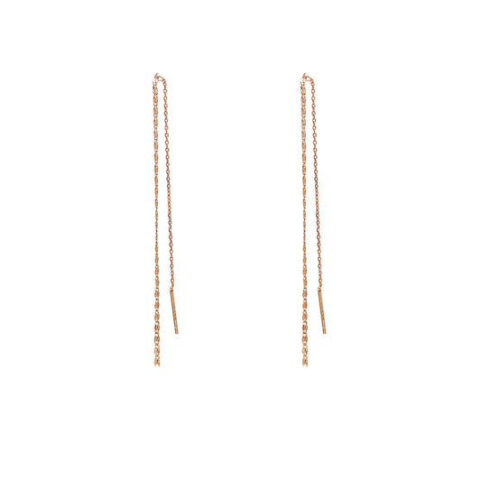 S925 Sterling Silver Ear Thread Female