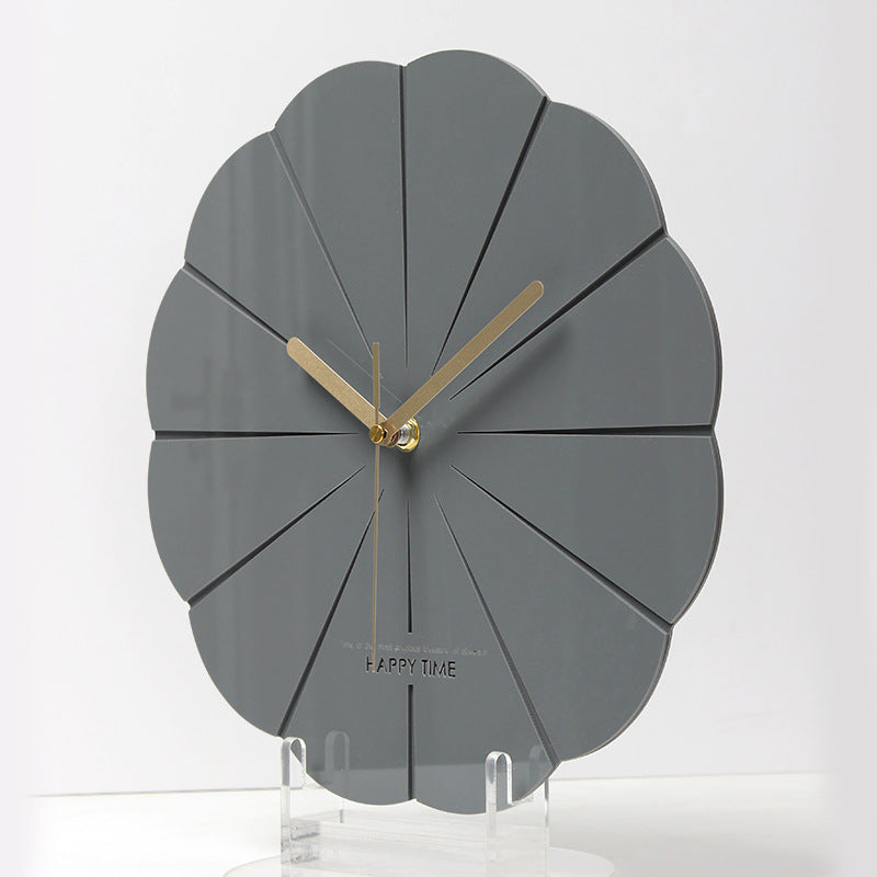 Creative Acrylic Wall Clock Battery Dumbbell Wall Clock