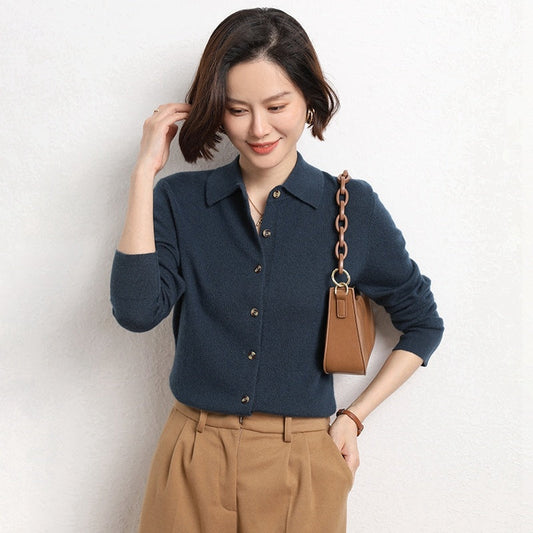 Loose Temperament Versatile Inner Match Lapel Loose Fashion Coat