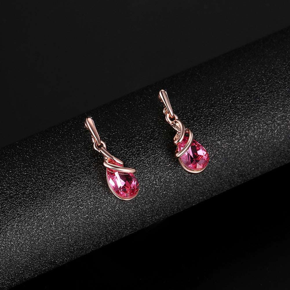 Alloy Gemstone Jewellery Set Necklace