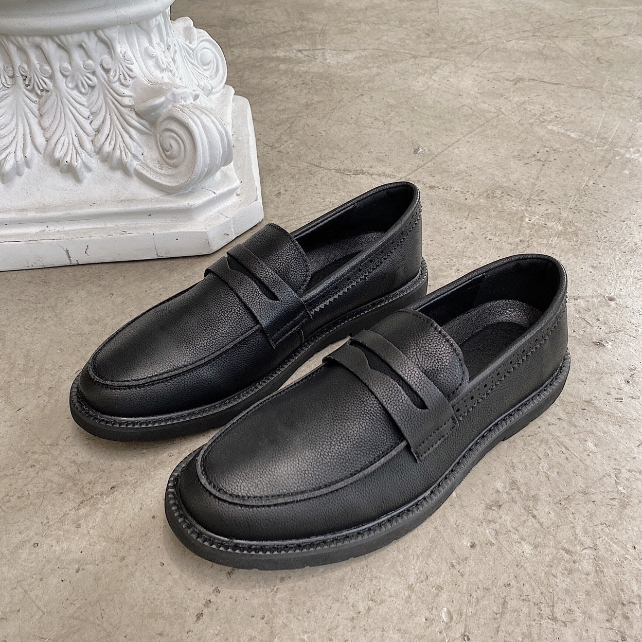Youth Retro Slip-on Beanie Shoes