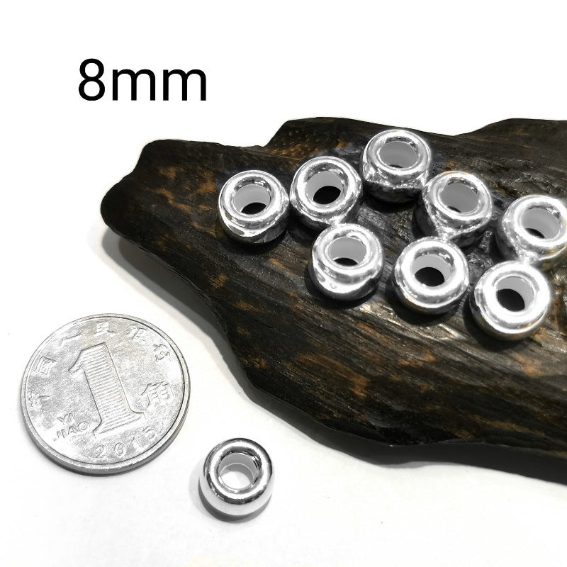 925 Sterling Silver Counter Spacer Beads Argent Pur Water Bubble Beads