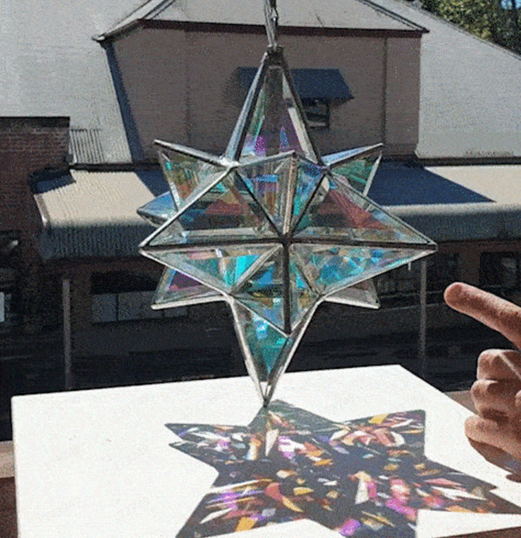 Acrylic Decorative Technology Colorful Hexagon