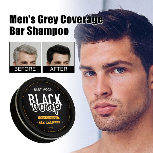 Men's Black Hair Soap