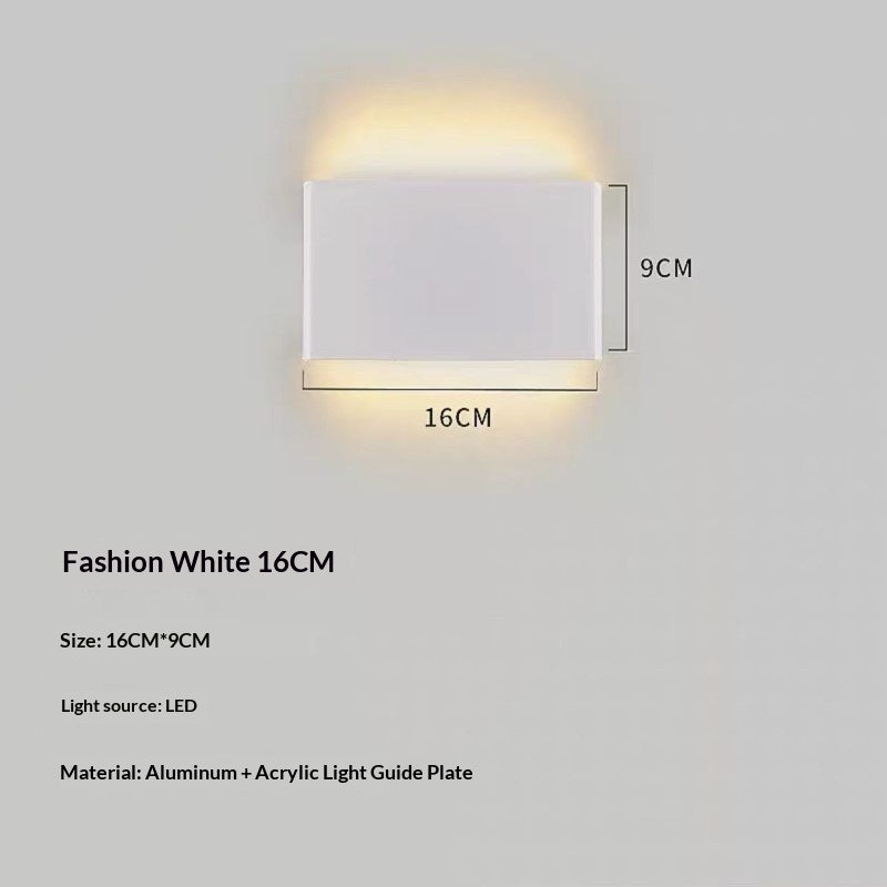 Strip Aluminum Wall Lamp Nordic Creative Bedroom Bedside