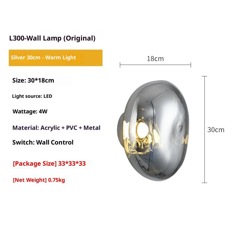 Modern Creative Staircase Bar Lava Wall Lamp