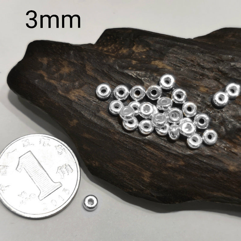 925 Sterling Silver Counter Spacer Beads Argent Pur Water Bubble Beads