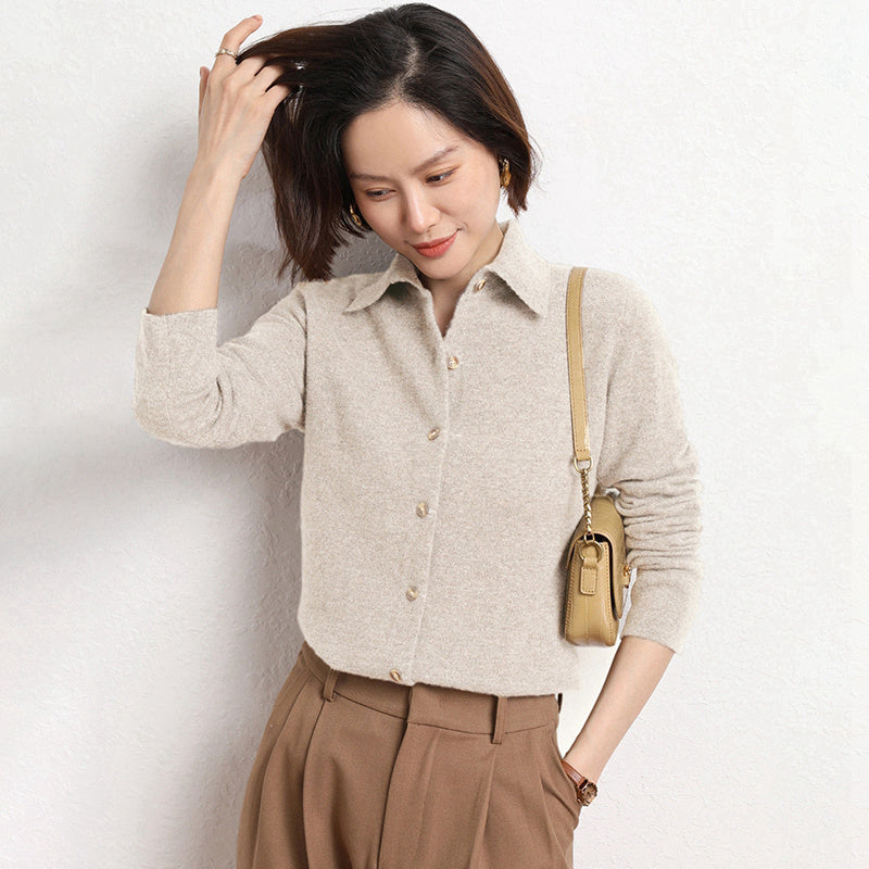 Loose Temperament Versatile Inner Match Lapel Loose Fashion Coat