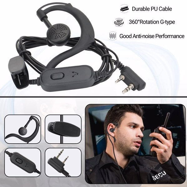 Two Sets Of Baofeng UV-5R 5W Walkie Talkies