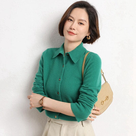 Loose Temperament Versatile Inner Match Lapel Loose Fashion Coat