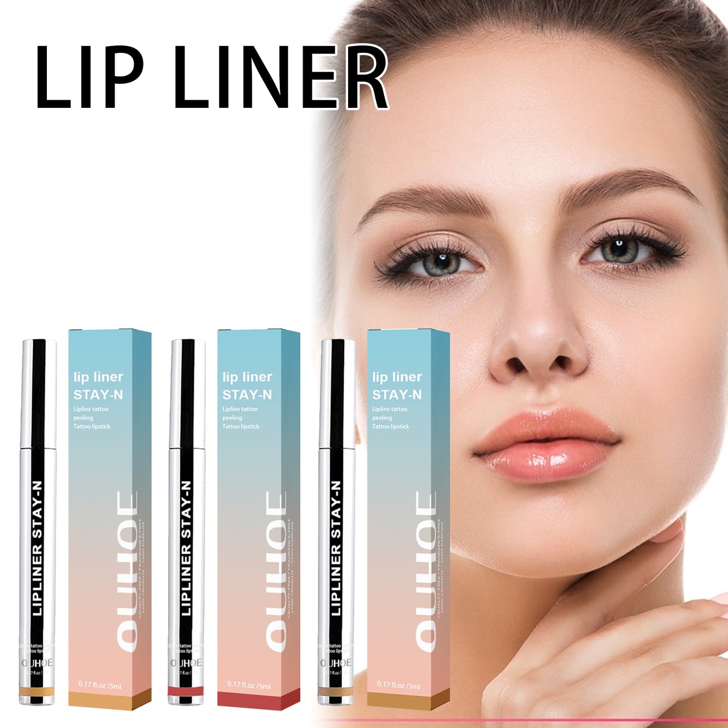 Peel-off Lip Liner Burgundy