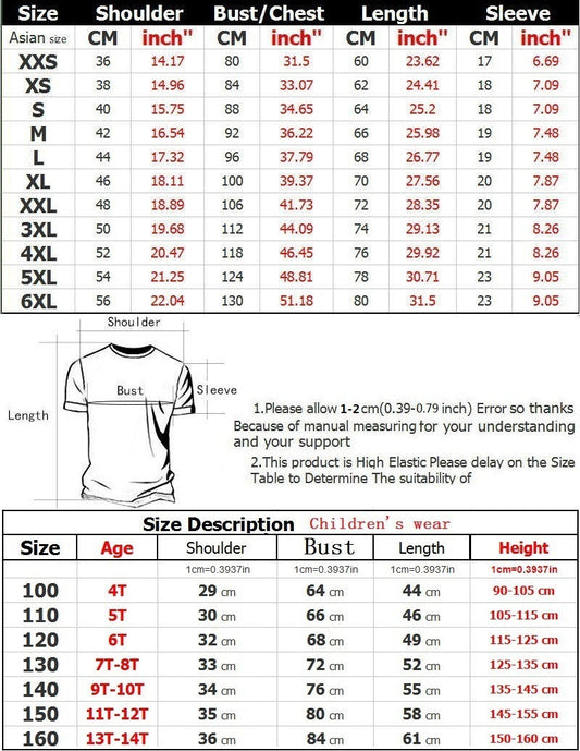 3D Digital Printing Men And Women Loose Fashion Round Neck Short Sleeves T-shirt