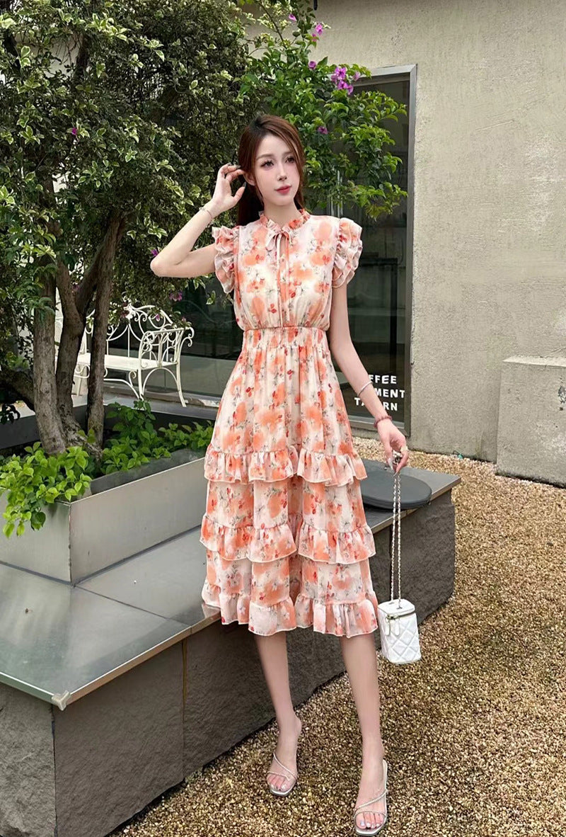 Women's Floral Jumpsuit Skirt
