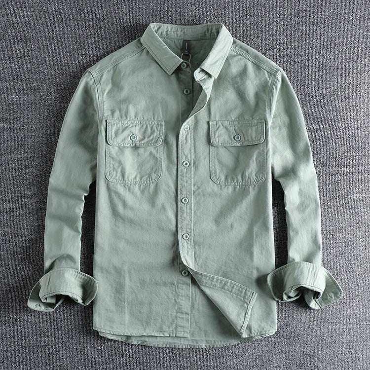 Design Sense Overalls Long Sleeve Shirt Men