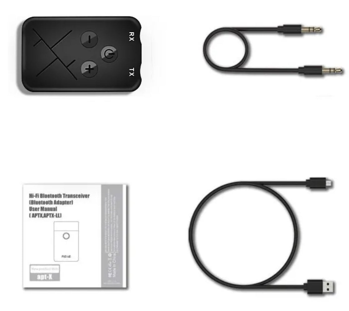 Wireless 2-in-1 Bluetooth 5.0 Receiver Transmitter Adapter Audio 3.5mm Jack Aux