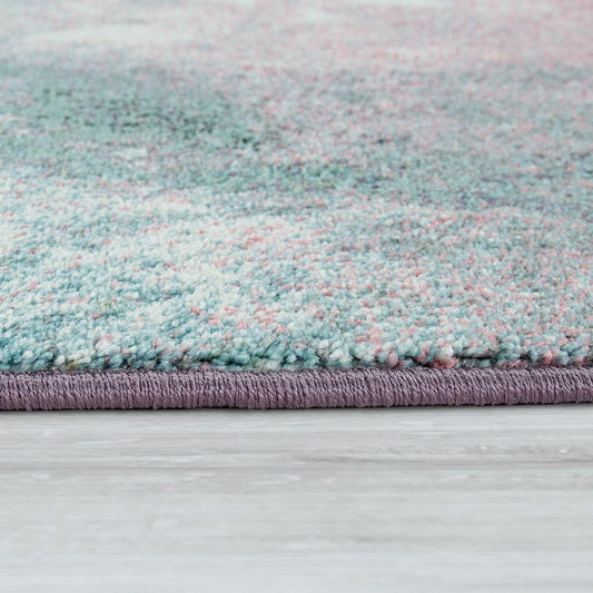 Abstract Area Rug Mero with Artful Pastel Colors