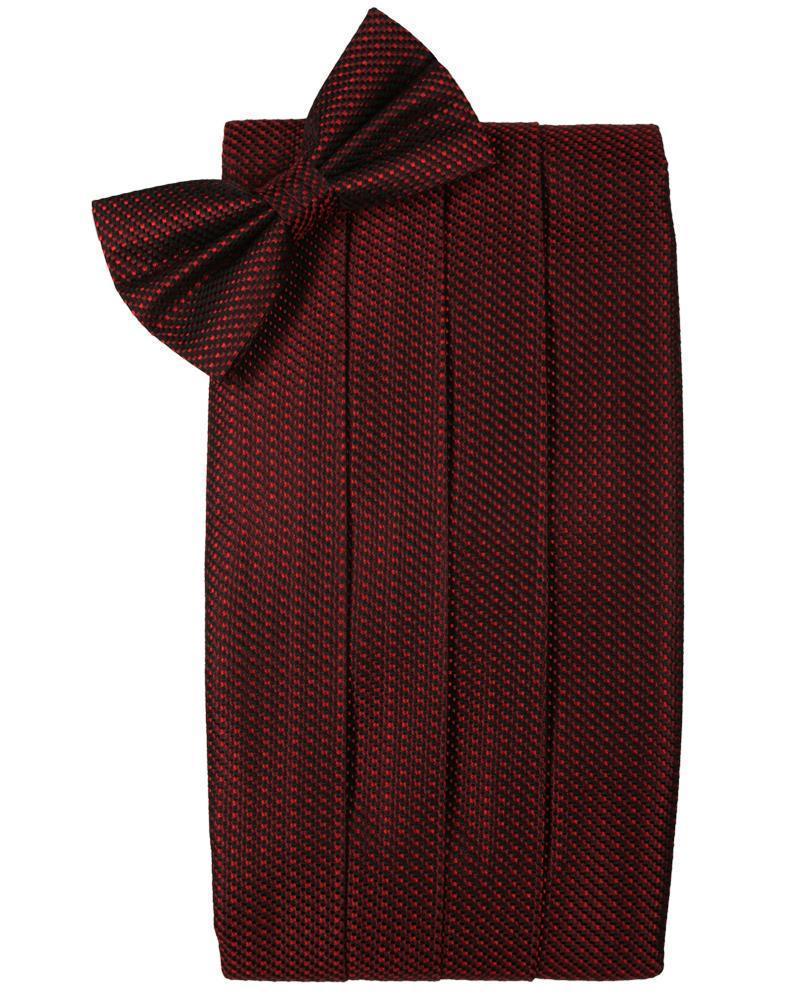Silk Weave Cummerbund & Bow Tie Set