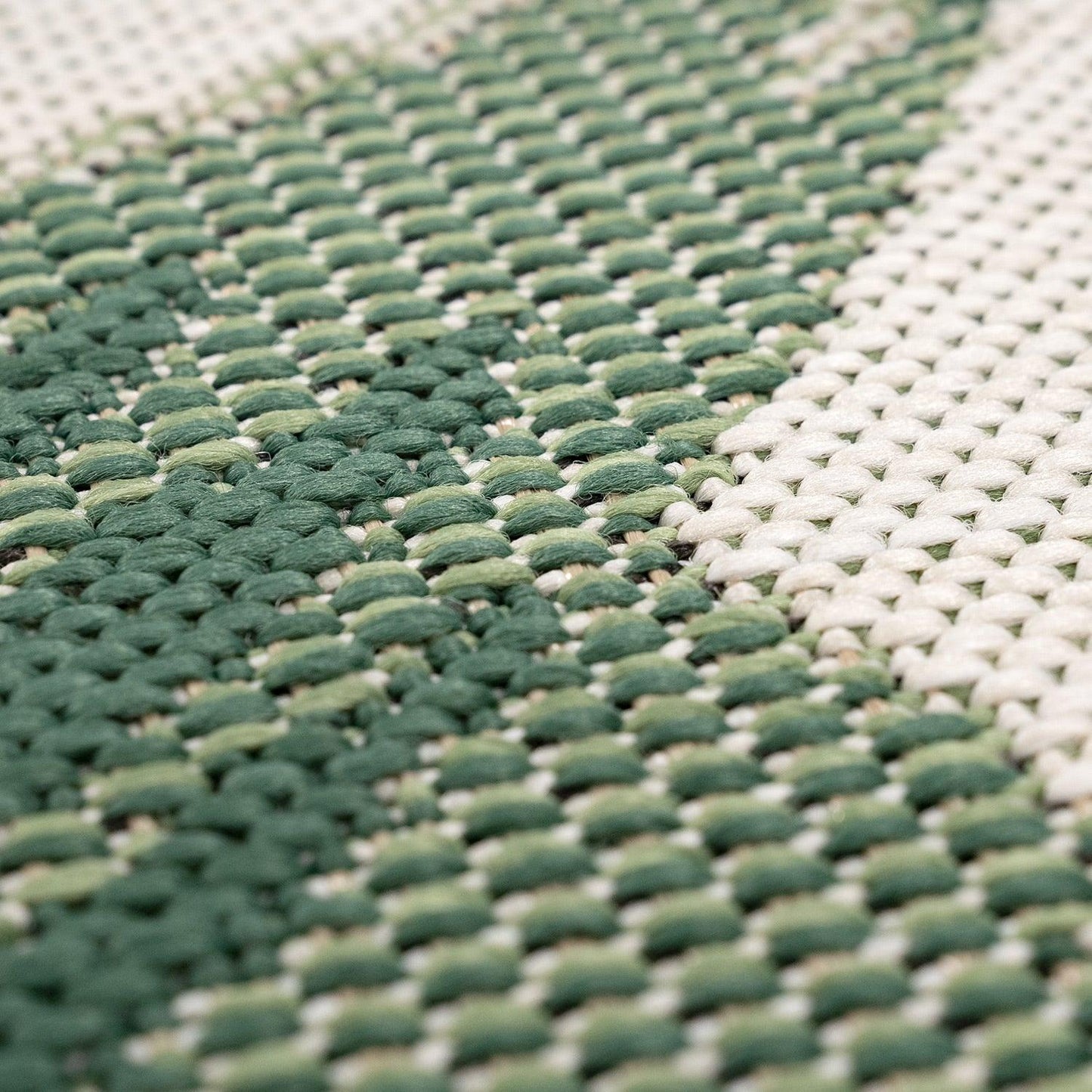 Tropical Outdoor Rug Ostende Palm Trees - Green Beige