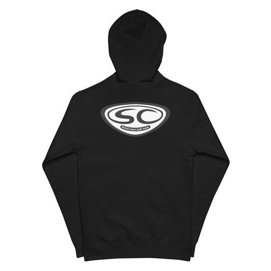 Santa Cruz Surf Shop OG Logo Premium Mens Zip Hoodie