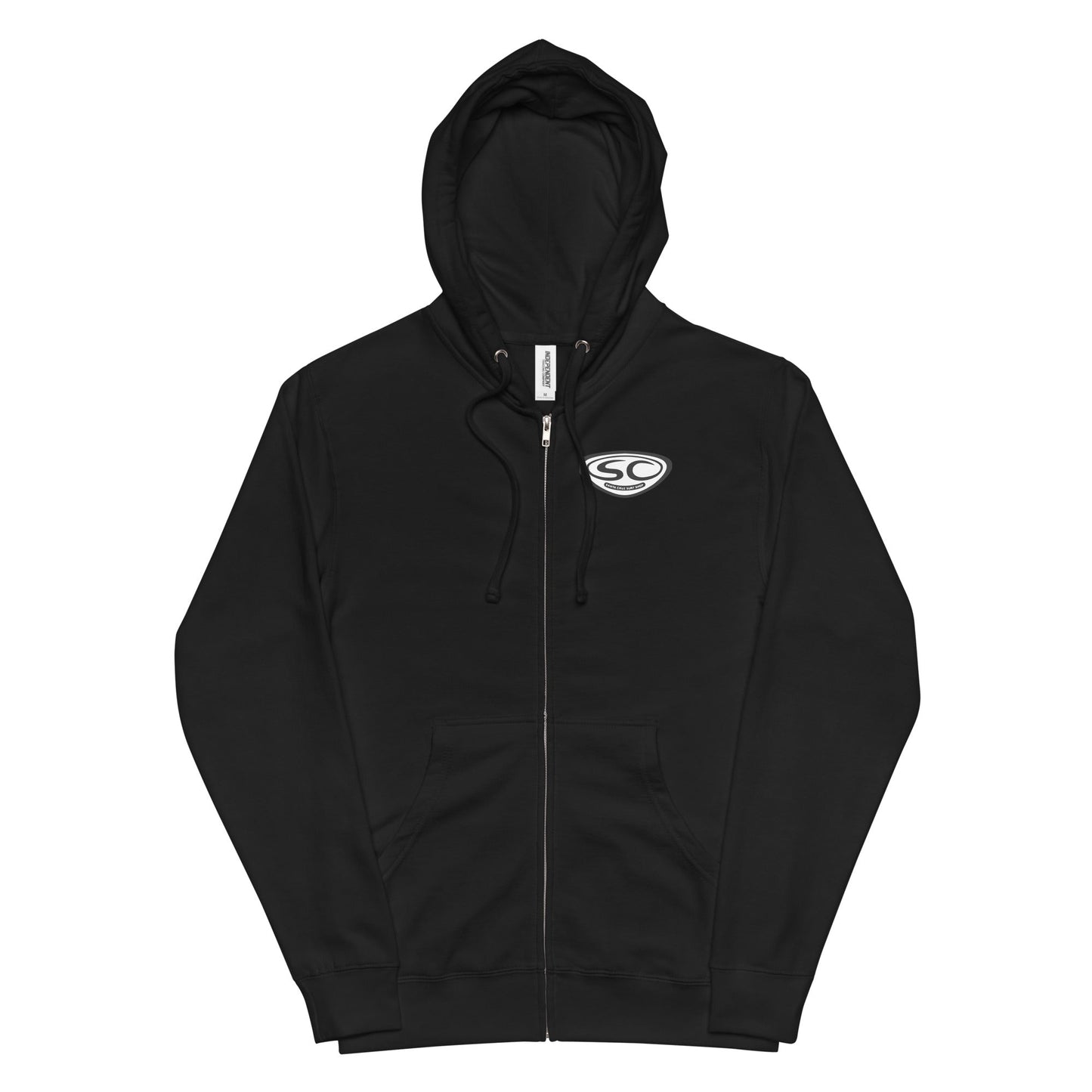 Santa Cruz Surf Shop OG Logo Premium Mens Zip Hoodie