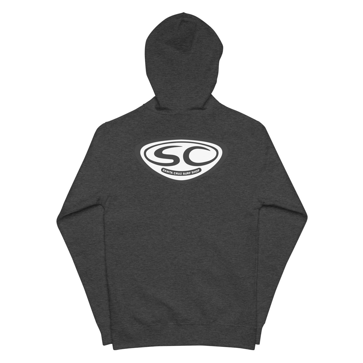 Santa Cruz Surf Shop OG Logo Premium Mens Zip Hoodie
