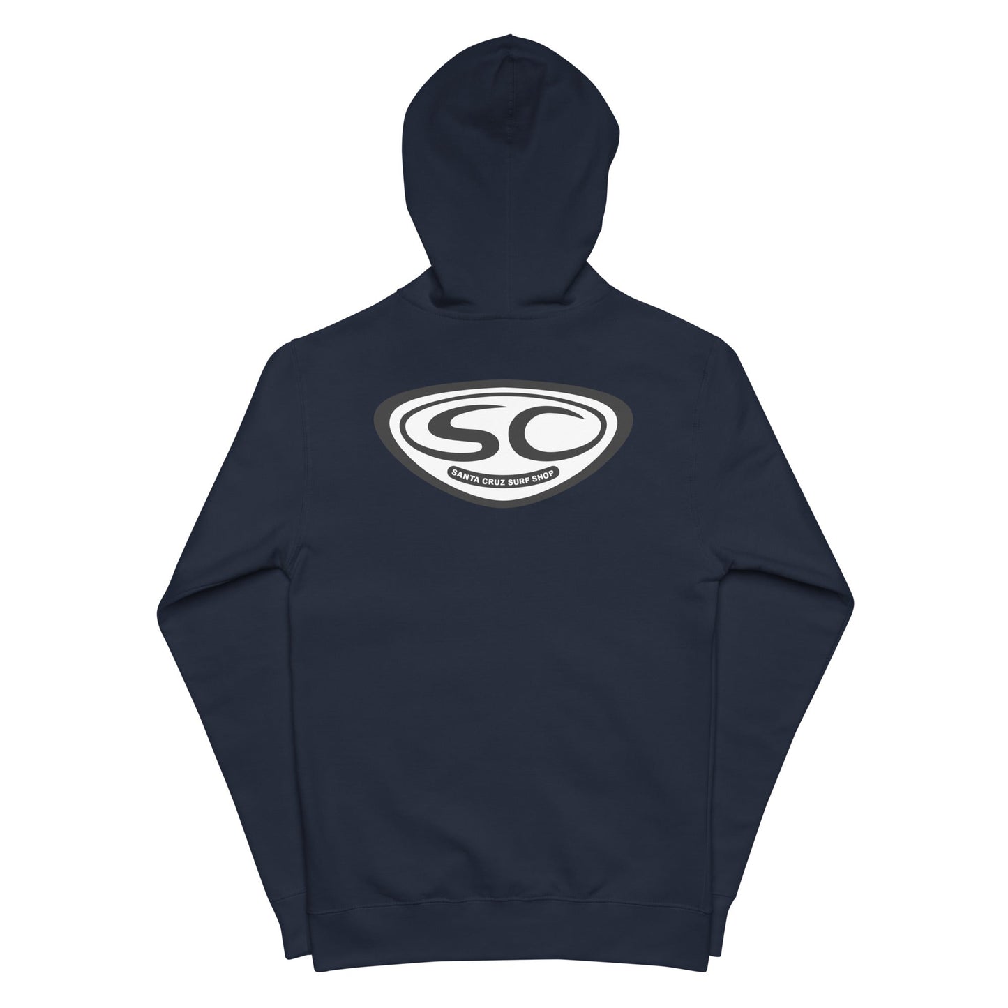 Santa Cruz Surf Shop OG Logo Premium Mens Zip Hoodie
