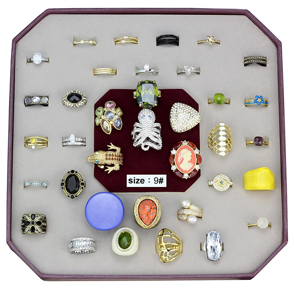 VK-025-SIZE9 - Assorted Brass Ring with Assorted in Assorted