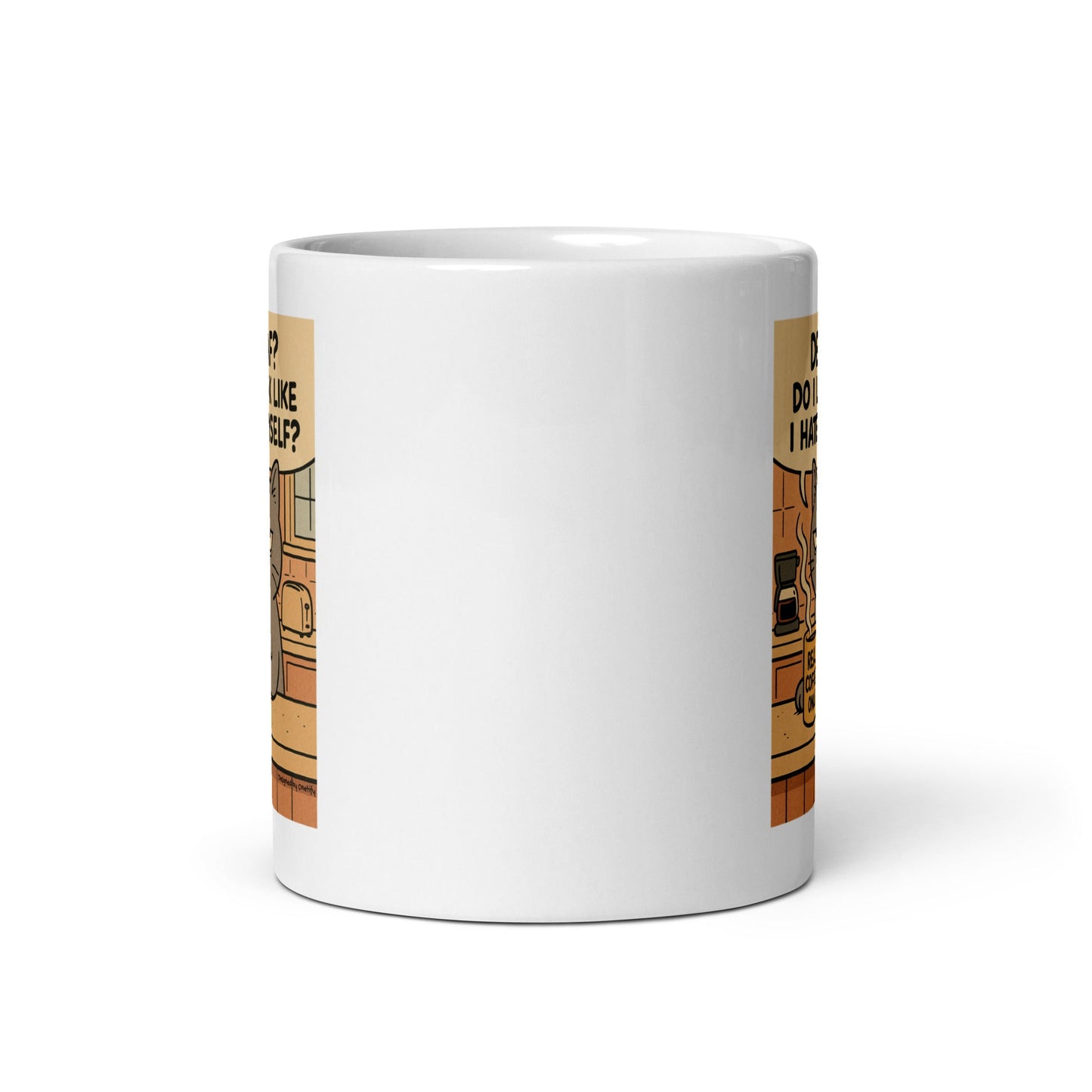 Decaf Cat Novelty Mug