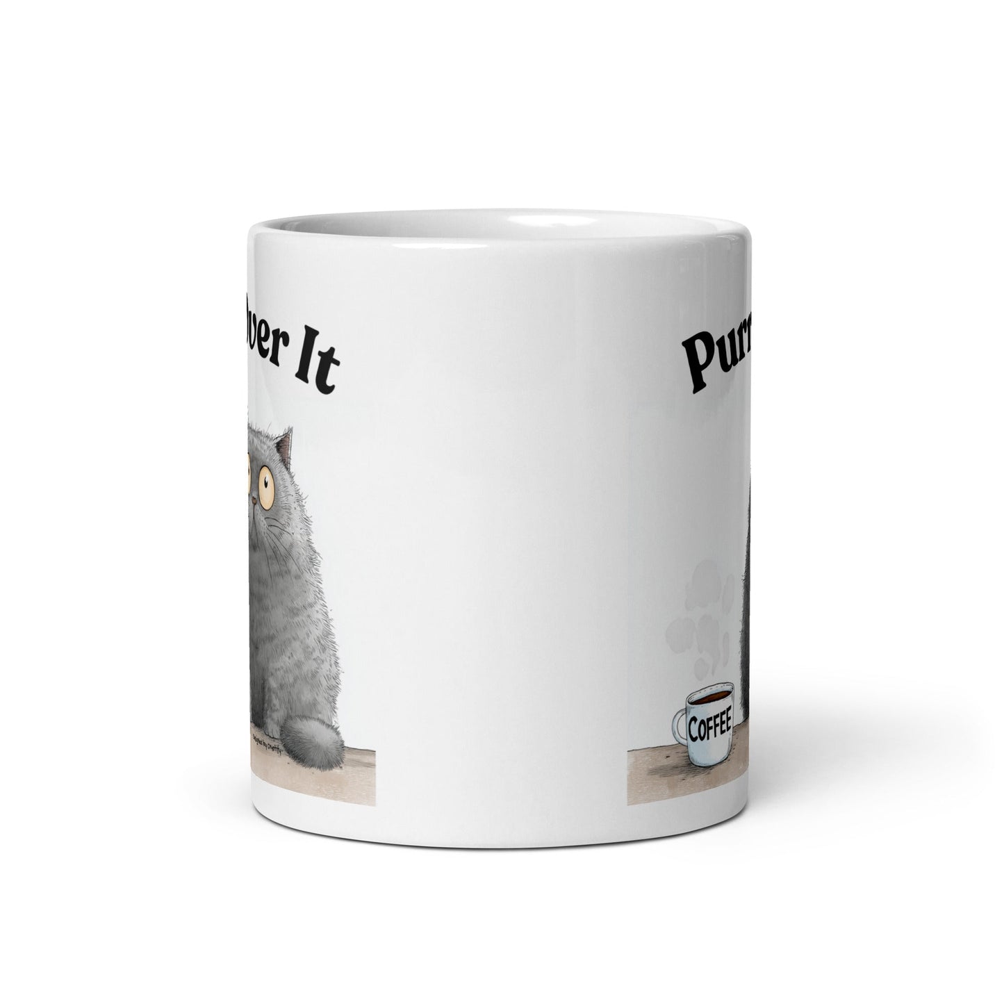 Purr Over It Novelty Mug 11 oz