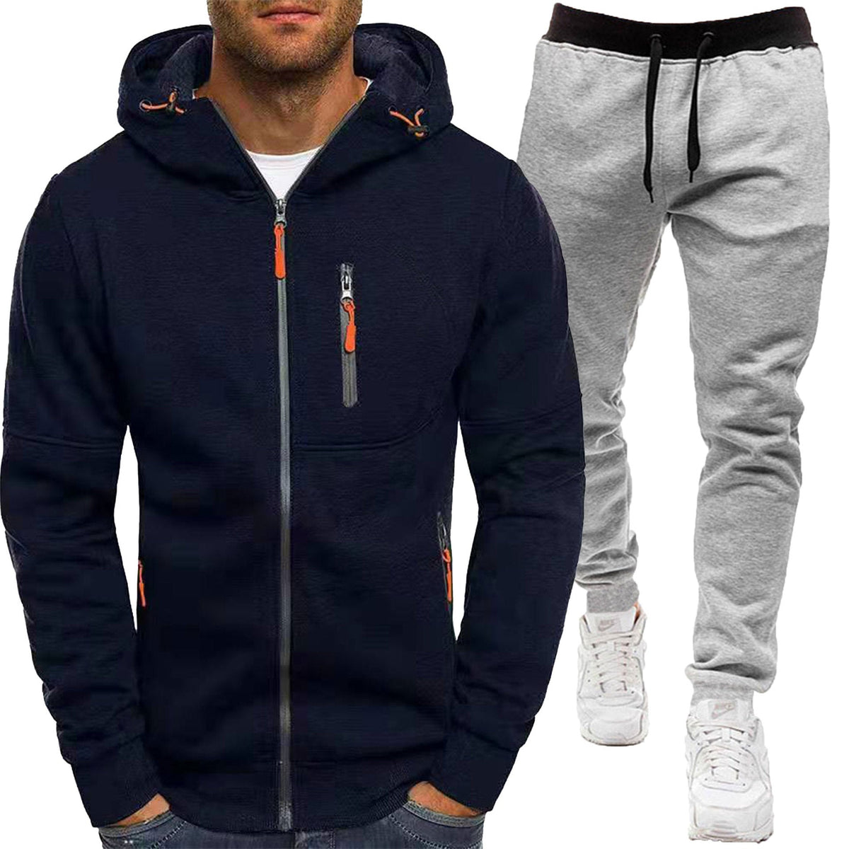 2026 FallWinter New Mens Set Casual Hooded Sweatshirt Sportswear