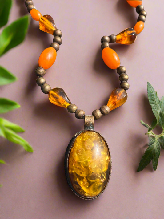 Custom Pure African Amber Necklace