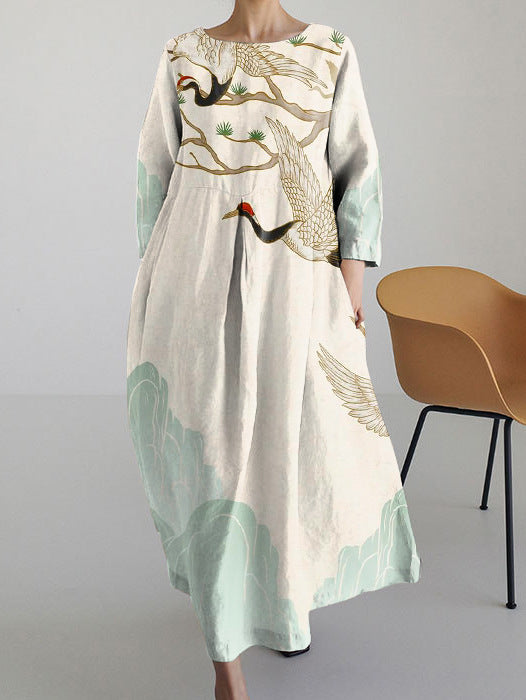 Fashion 3D Printing Plus Size Dress Women