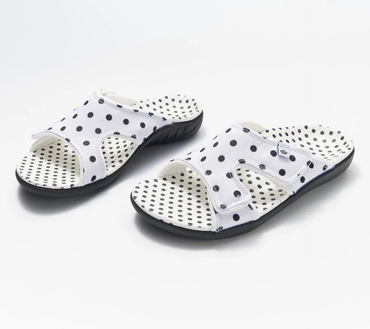 Ladies Flat Arch Velcro Outer Casual Beach Shoes