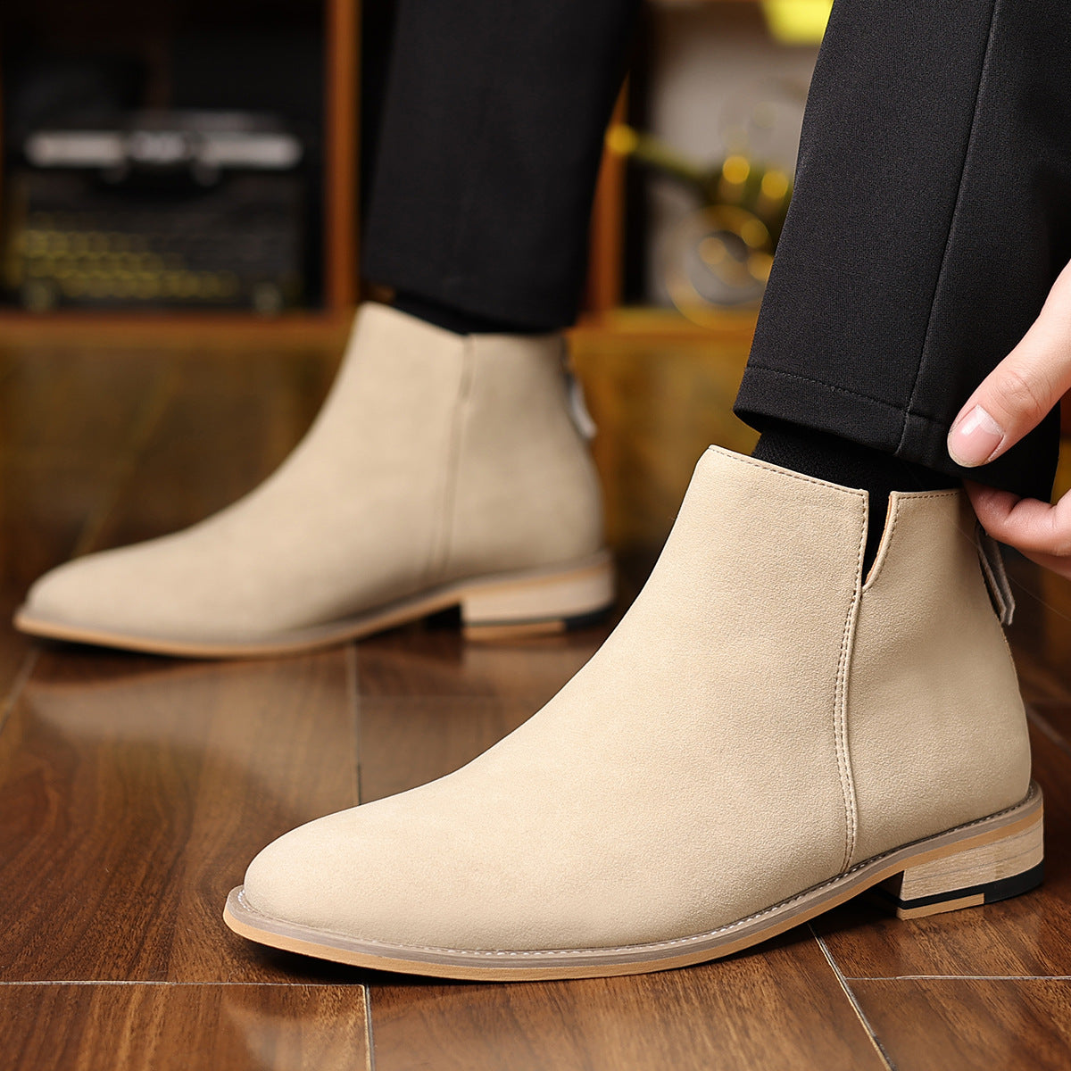 Autumn And Winter Retro Men's Matte Martin Boots