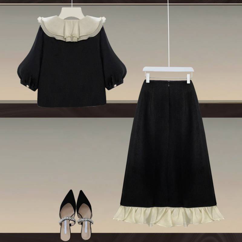 Women's Suits And Skirts Slim Two Piece Set