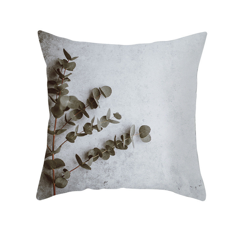 Tropical Plants Pillowcase Decor